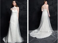 free shopping sweetheart vintage lace wedding dress 2015 brides bridal gown flowers a line new sexy hot long casamento