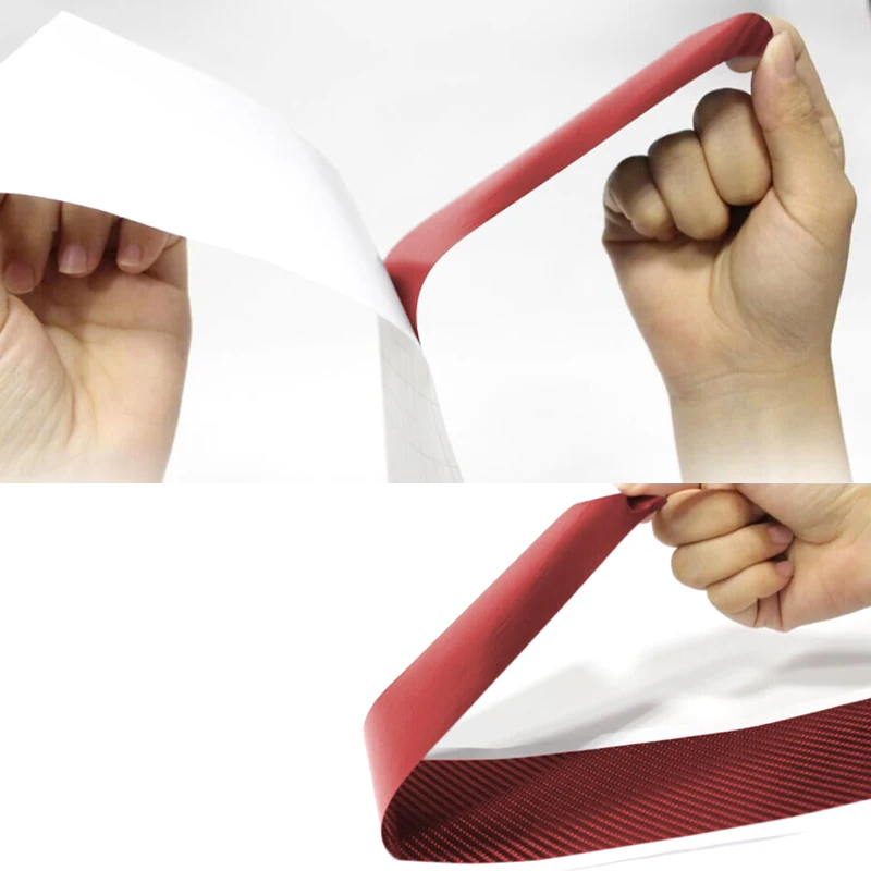 4 шт. красная Защитная Наклейка на порог передней и задней двери