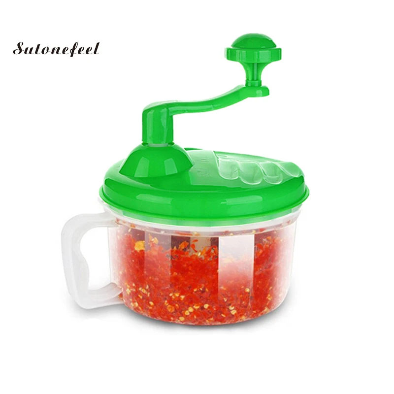 800 мл ручные слайсеры скоростной измельчитель для овощей мясорубка ручной
