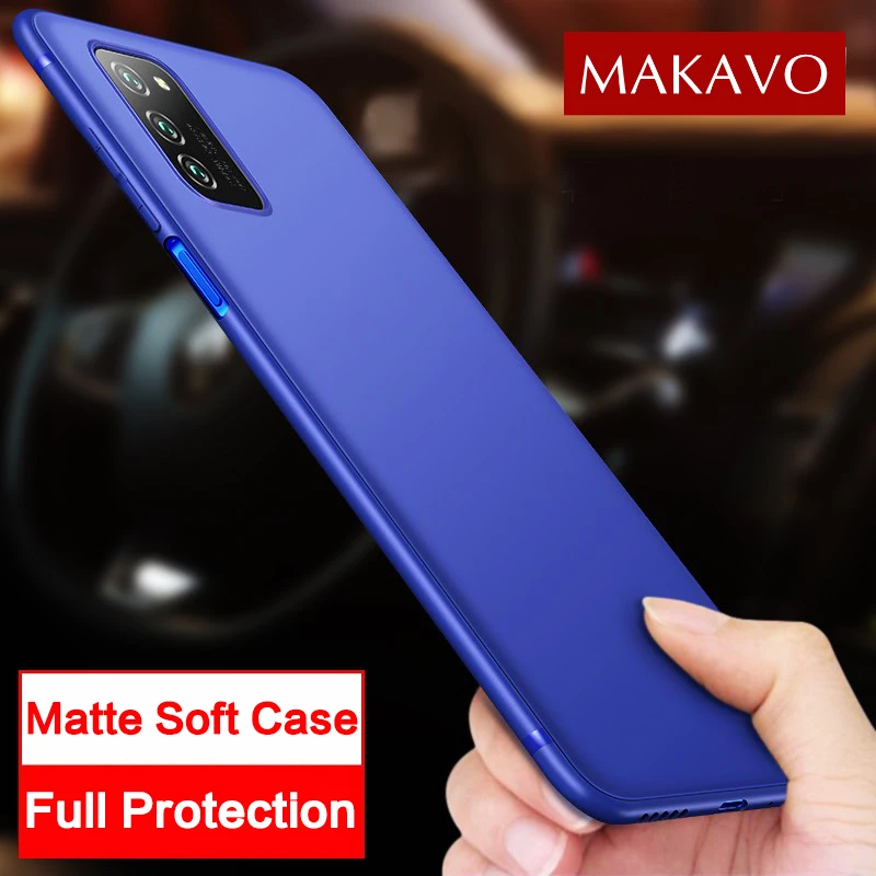 Чехол MAKAVO для Huawei Honor 30 Pro тонкий матовый Мягкий силиконовый чехол накладка чехлы