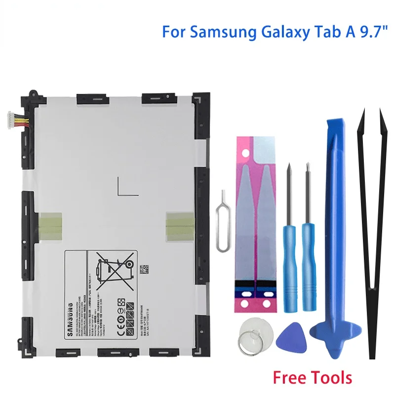 

Оригинальный аккумулятор для планшета Samsung Galaxy Tab A 9,7, внешняя батарея 6000 мАч для Samsung Galaxy Tab A 9,7, внешняя версия T555 /S P351