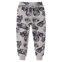 jumping meters cartoon sweatpants for boys autumn spring baby drawstring toddler trousers pants cars print kids wear