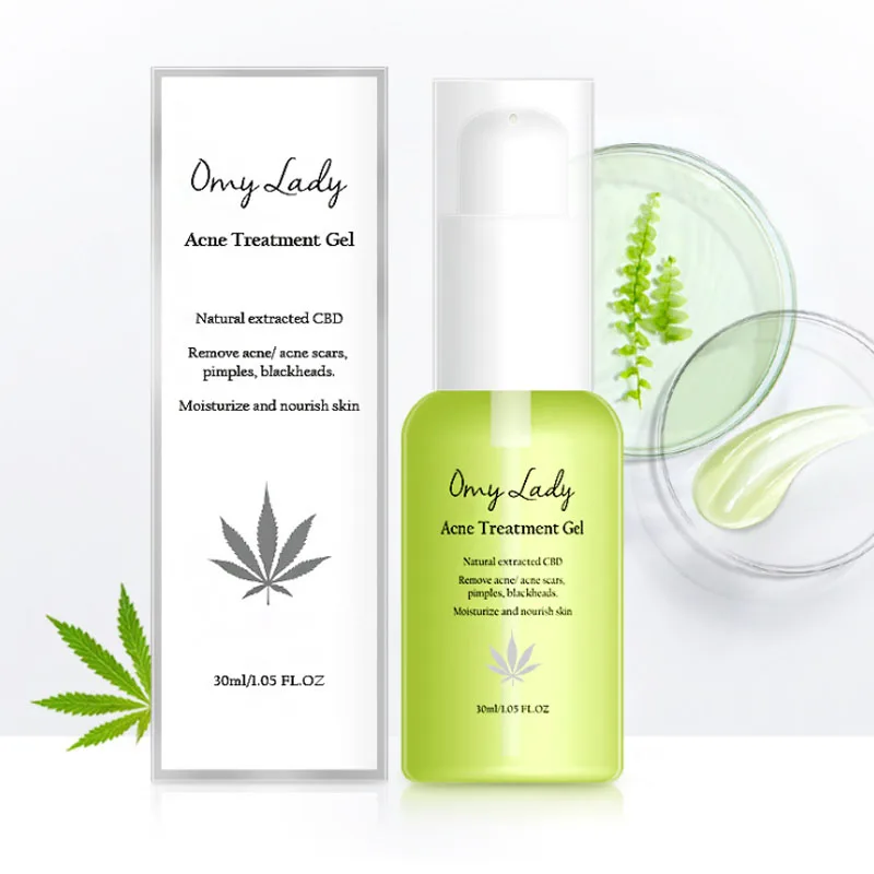 Гель для лечения акне OMY LADY Сыворотка от прыщей лицо со шрамом алоэ против