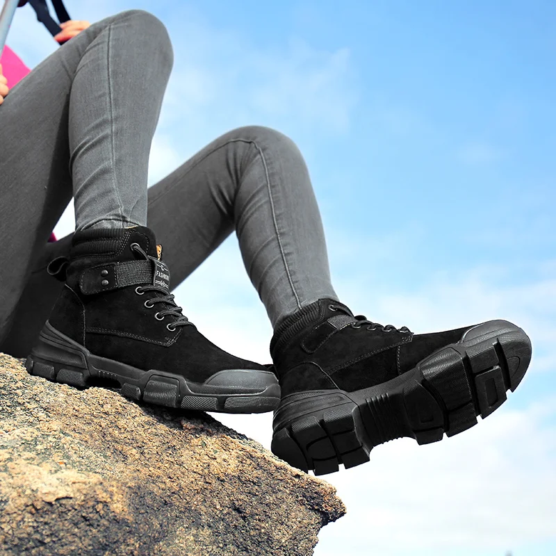

mensHigh shoes for spring designer lether leather 45 men's fashion classic high sport with sneakers hightop a man boots