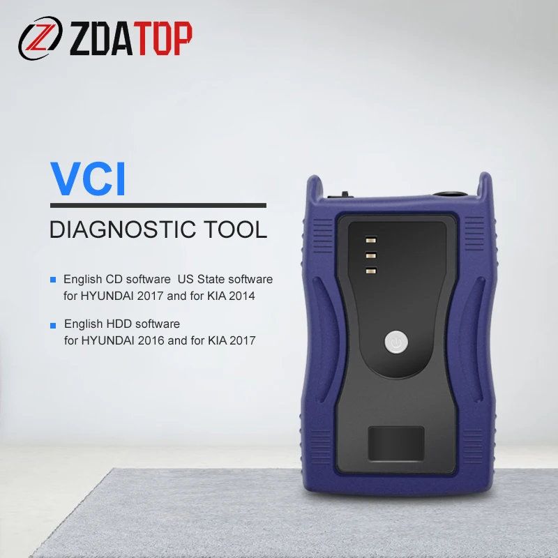 VCI диагностический инструмент для Kia ForHyunda-i VCI OBDII диагностический интерфейс программного обеспечения V2.02 диагностический интерфейс