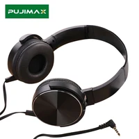 pujimax wired gaming headset with microphone 3 5mm active noice cancelling stereo over ear headphones for pc phone tablet laptop