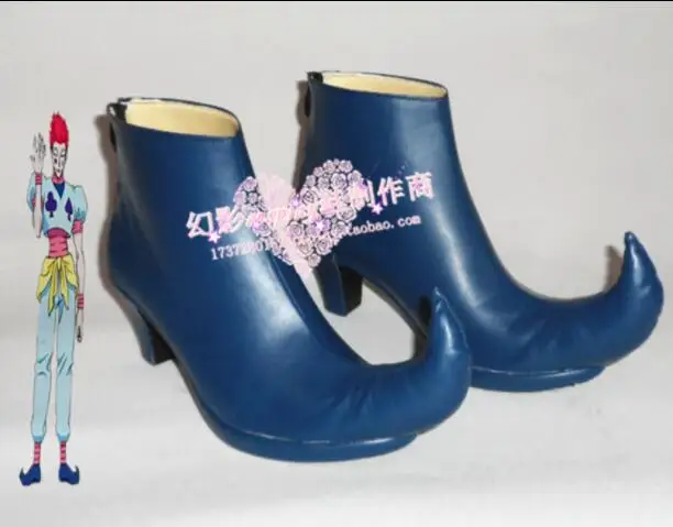 

hunter x hunter Hyskoa Hisoka Cosplay Shoes Boots Custom-Made