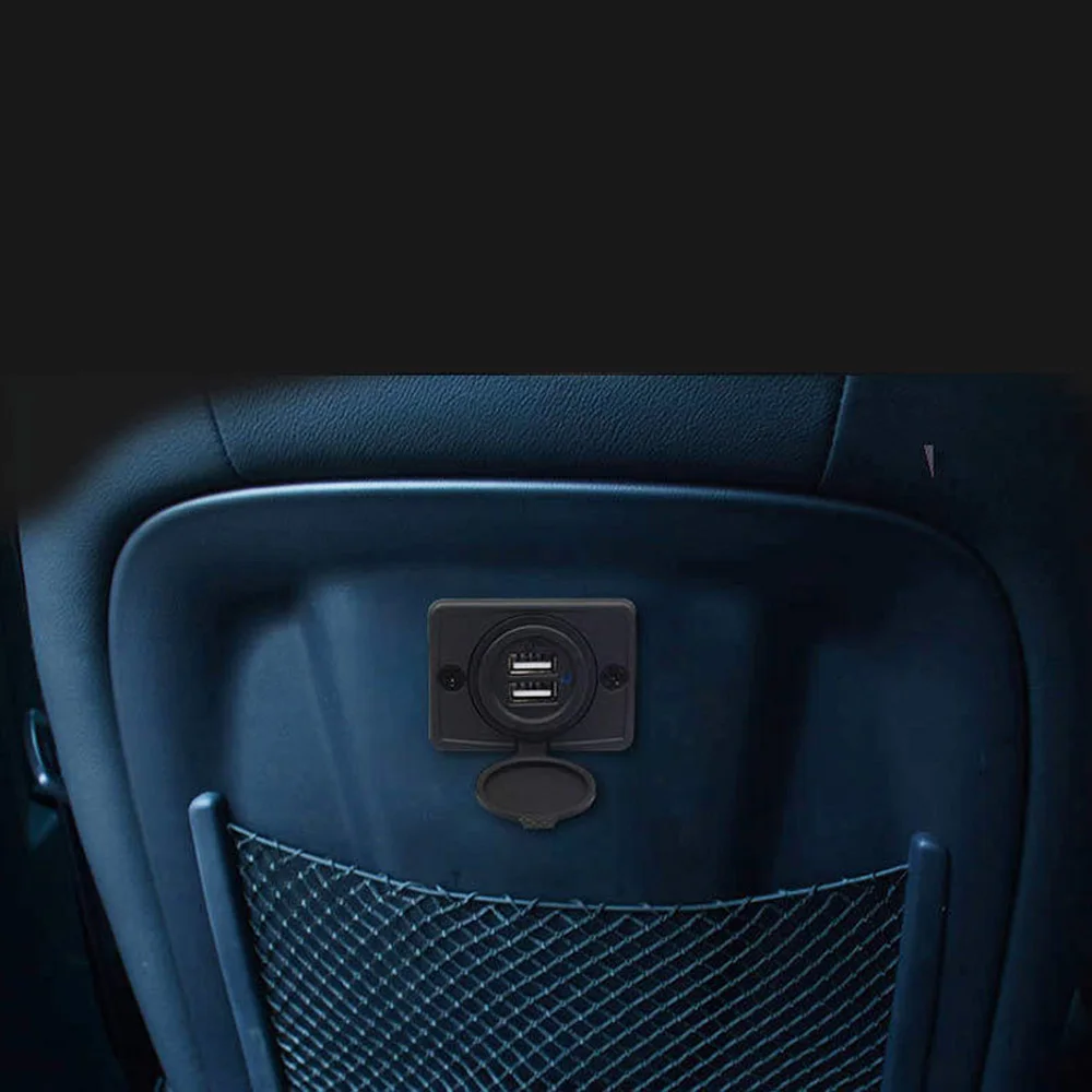 1 шт. 3 А двойное зарядное устройство с usb портом для мотоцикла автомобиля кемпера