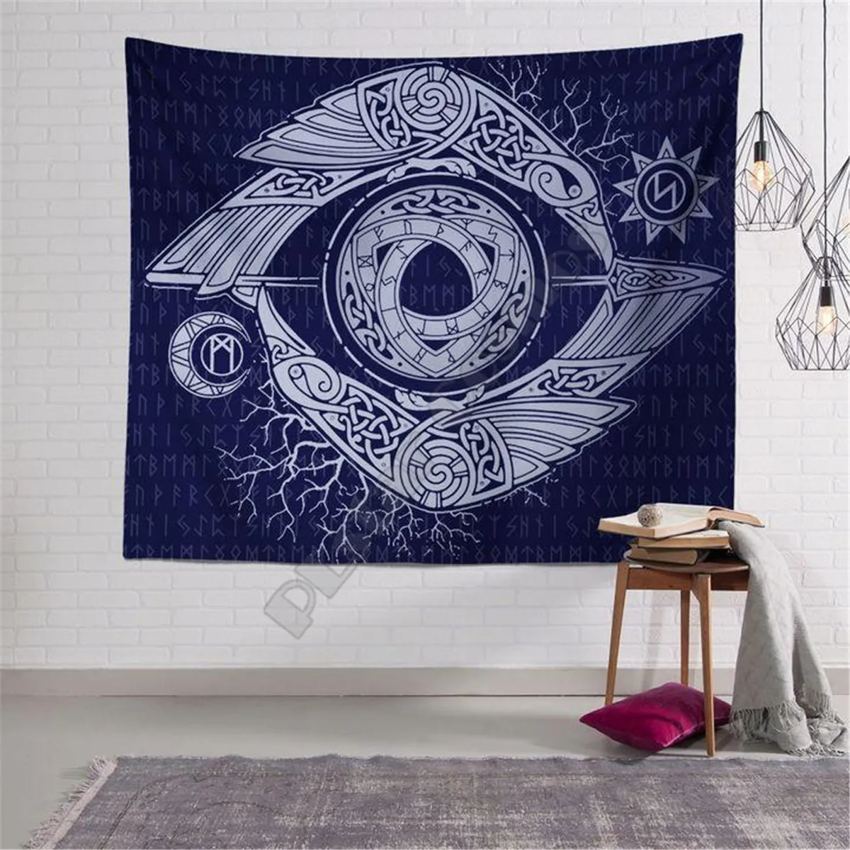 

Viking Legend Warrior Limited 3D Print Wall Tapestry Rectangular Home Decor Wall Hanging Home Decoration 02