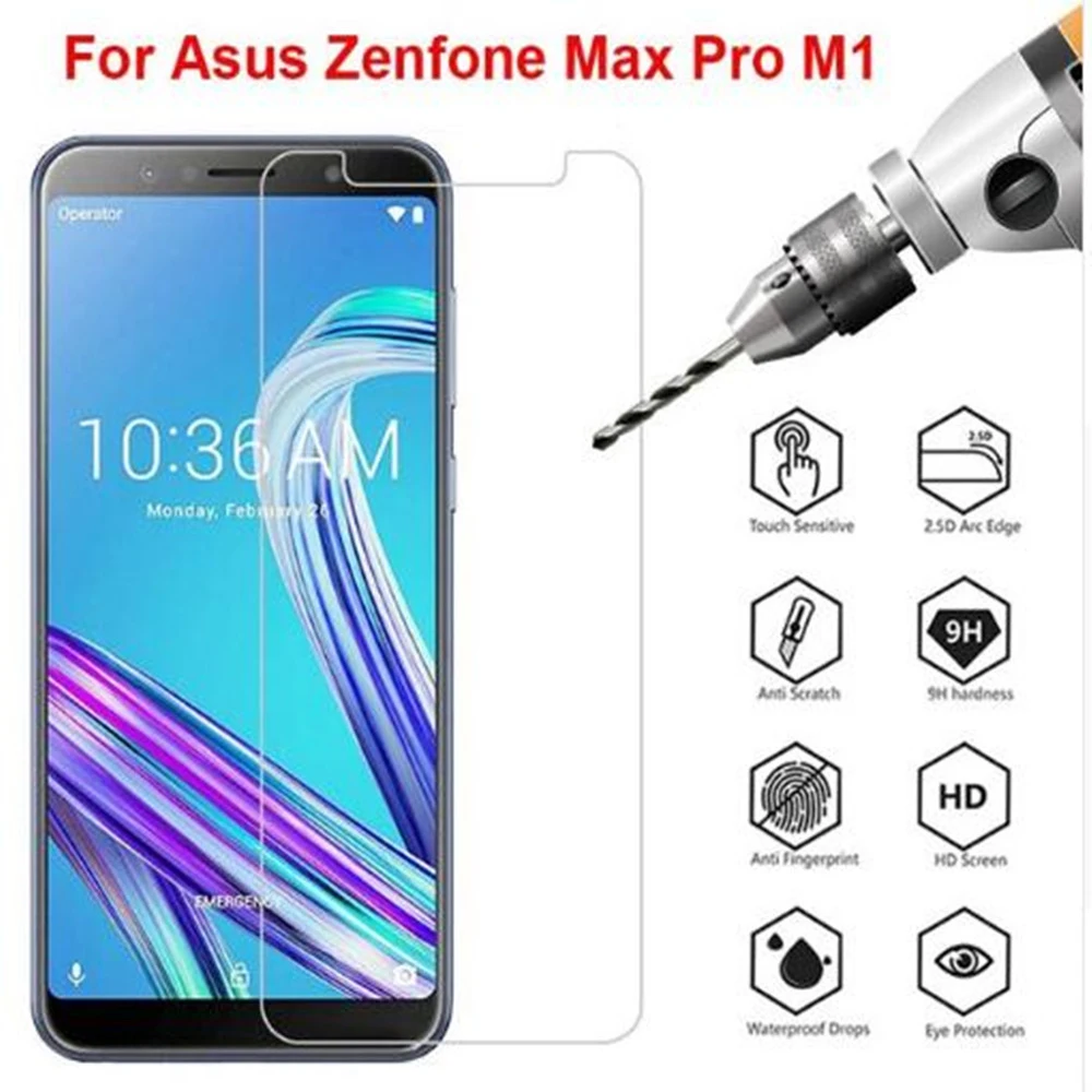 9H закаленное стекло для Asus Zenfone Max Pro M1 ZB601KL ZB602KL M2 ZB631KL Защитная пленка экрана