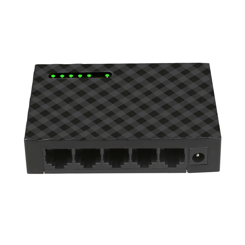 5 Порты RJ45 быстрой сетевой коммутатор 10/100 Мбит/с Plug and Play полный/полудуплекс цены