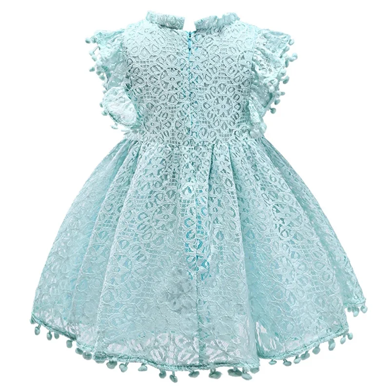 Летние кружевные платья для девочек 2019 повседневные Детские свадебной вечеринки