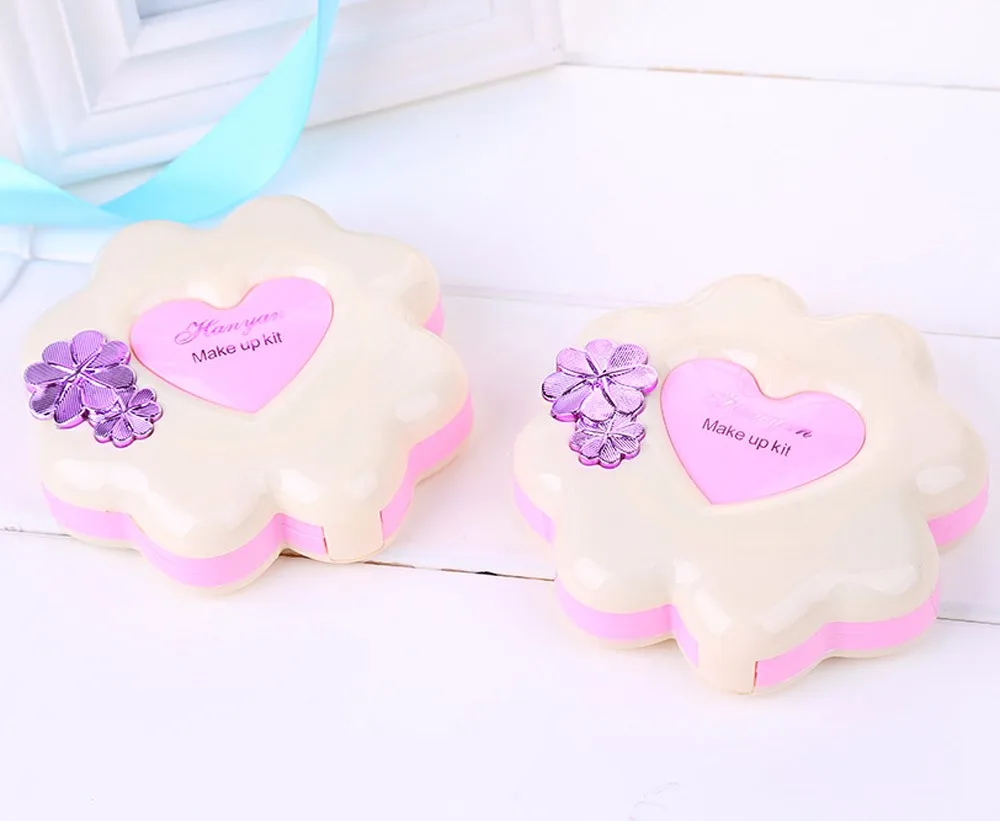 Портативные 5 цветов палета де Сомбра Металлические Блестящие дымчатые глаза