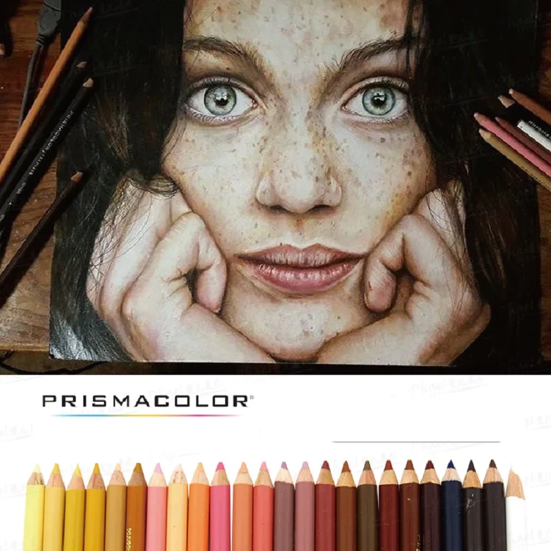 

Американский PRISMACOLOR масляный цветной карандаш портрет карандаши для рисования 24-цвет школьные принадлежности