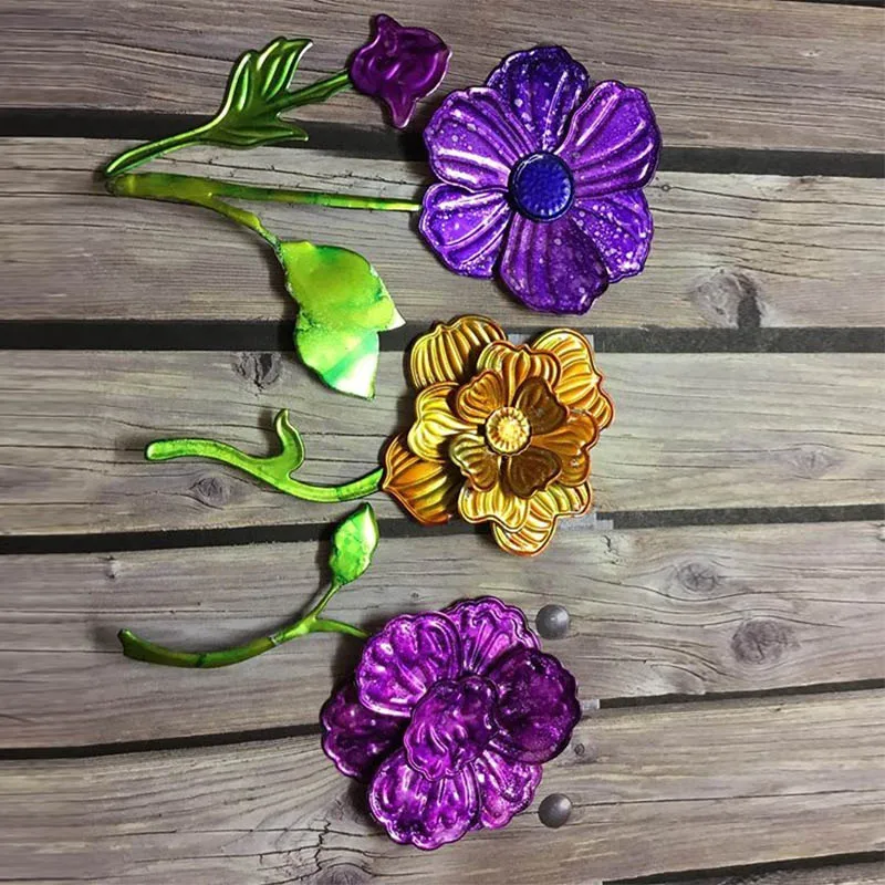 

Adorable Flowers Metal Cutting Dies Stencils Flowers Dies Scrapbooking For Card Making 2020