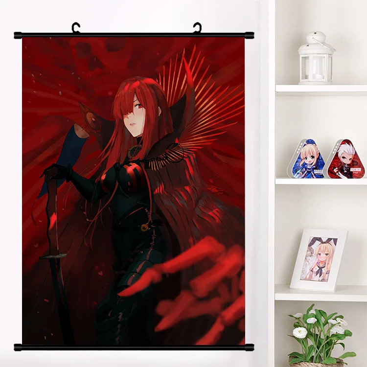 Японский аниме Fate/Grand Order Nobunaga Oda настенная прокрутка роспись постер настенные