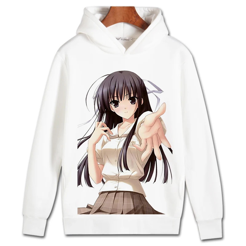 Худи для косплея Yosuga no Sora Kasugano Haruka толстовки зимние осенние флисовые свитшоты
