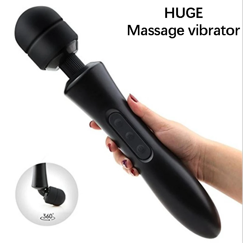 Powerful huge Sex Toy For Couple Hitachi Magic Wand Massage Vibrator Silicone charging orgasm stimulation Adult Sex Products