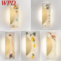 wpd%c2%a0new wall%c2%a0lamps contemporary brass creative led sconces light for home decoration