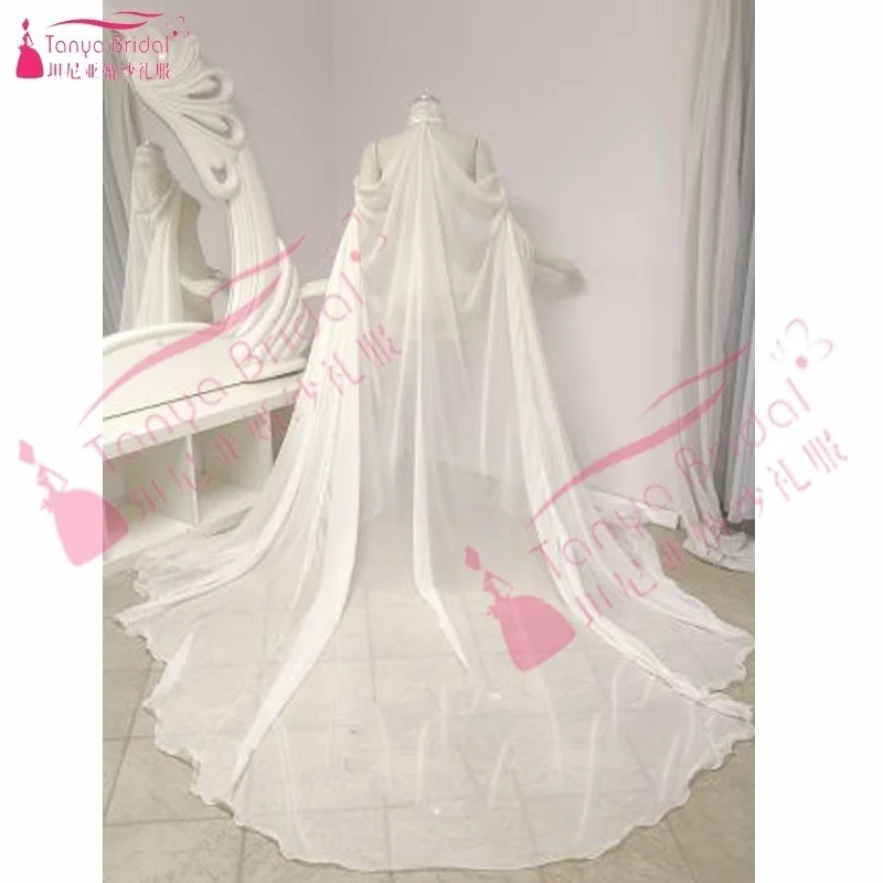 Черная шифоновая накидка элегантная Свадебная куртка бородажное вечернее