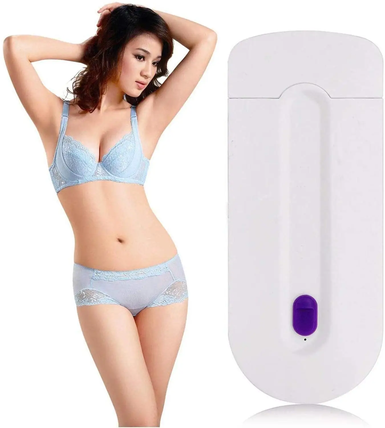 Электрический эпилятор портативный инструмент для удаления волос простой в