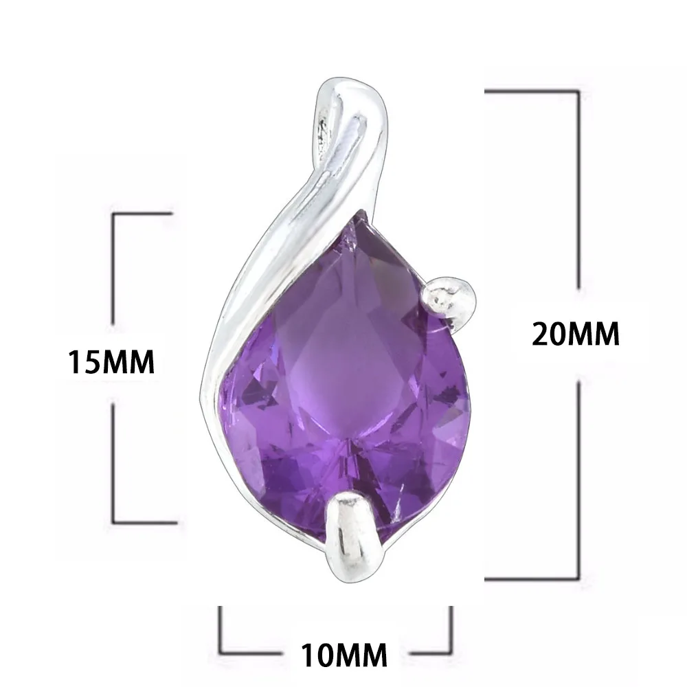 Новинка 2020 подвеска из натурального фиолетового камня в виде ангела форме капли