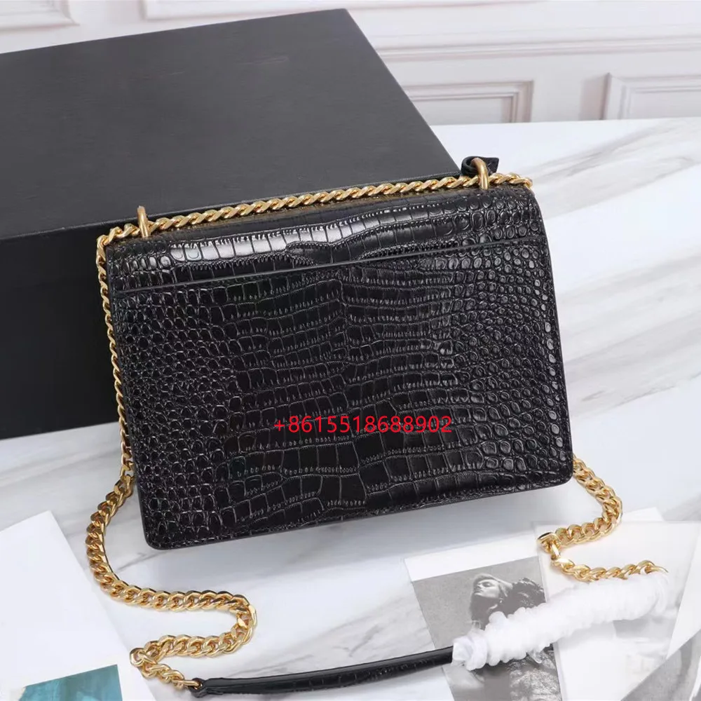 

Luxury Brand Women Handbag Luxury Bags Original Quality Genuine Leather Shoulder Bag Classic Designer Fashion Purses Message Bag