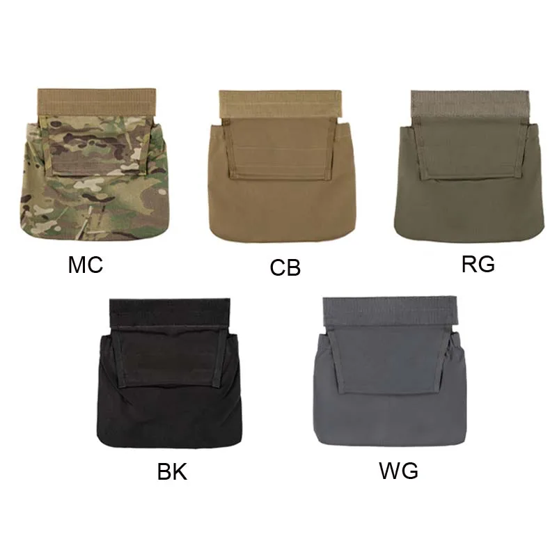 Tactical Chest Hanging Folding Bag Vest CP Belly Recycling Bag Pouch Outdoor ROLL-UP Tool Storage Bag