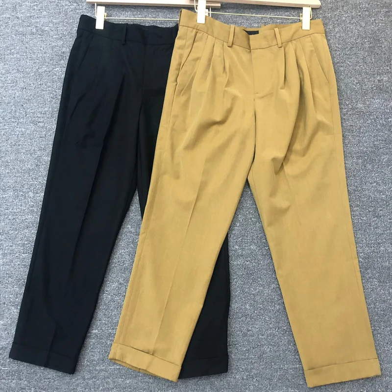 Autumn New Wool Small Tube Slimming Casual Women Pants