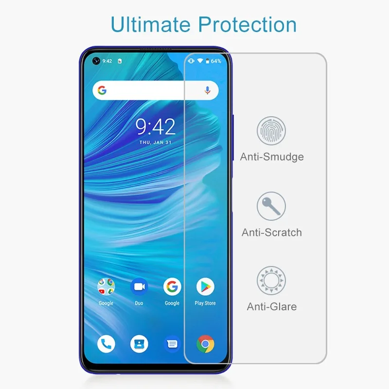 Для закаленного стекла UMIDIGI F2 9H Защитная крышка прозрачная защитная фронтальная