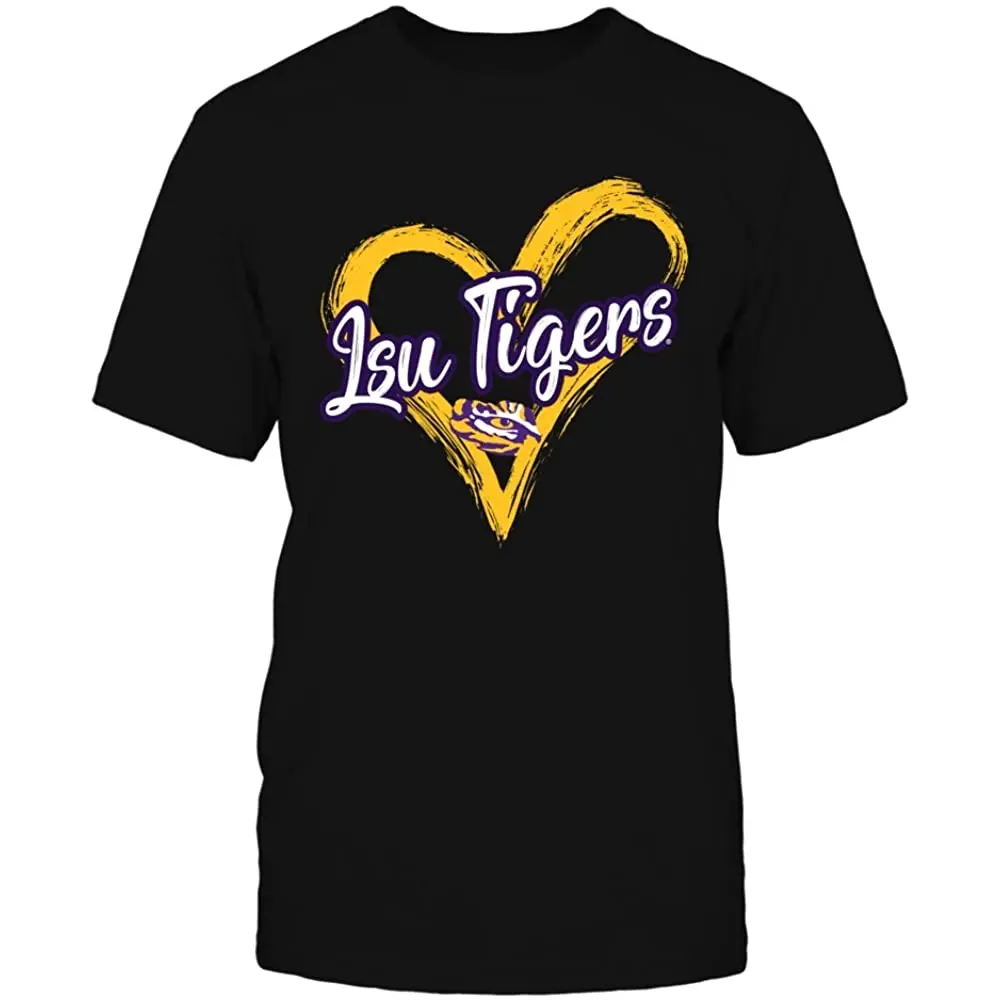

Майка FanPrint LSU Tigers с рисунком сердца