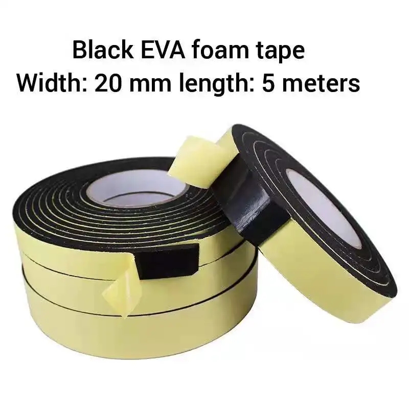 

1, 2, 3mm thickness Single Sided Adhesive Waterproof Weather Stripping Foam Sponge Rubber Strip Tape For Window Door Seal Strip
