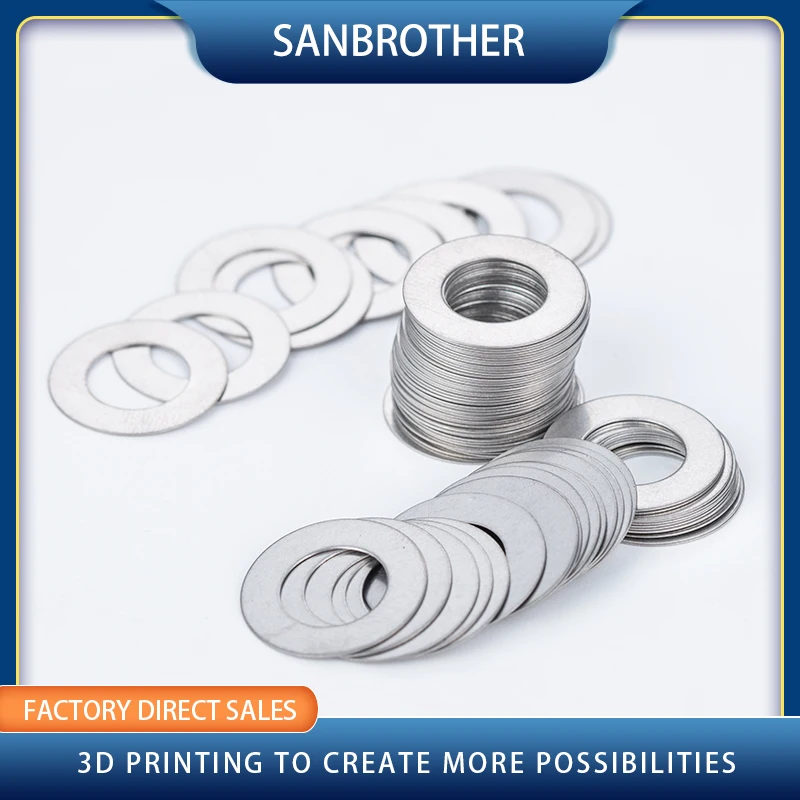Shim M9 M10 M12 M13 M14 M15 M16 M17 M20 M25 M30M40 304 сверхтонкая плоская шайба из нержавеющей стали