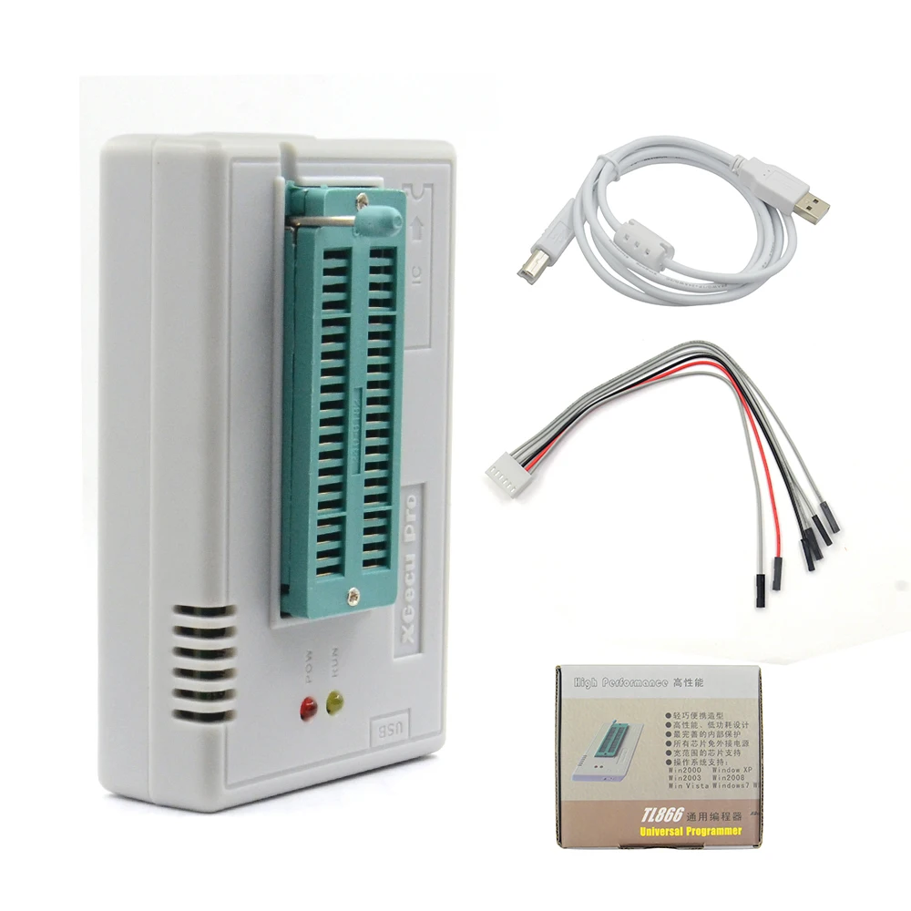 Универсальный USB-программатор V11.2 XGecu TL866II Plus поддержка 16000 + IC SPI Flash NAND EEPROM MCU PIC AVR 29