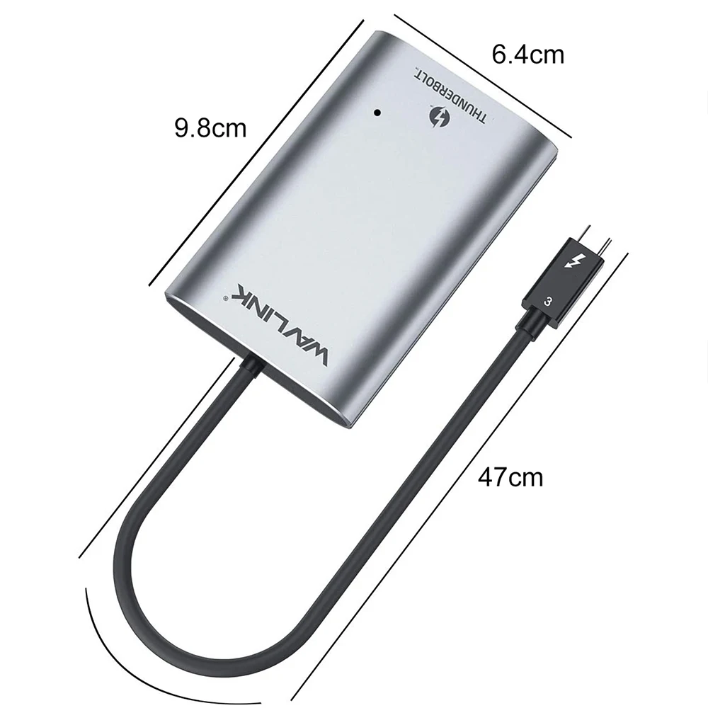 Адаптер Thunderbolt 3 для двух портов дисплея 4K USB Type-C @ 60 Гц | Компьютеры и офис