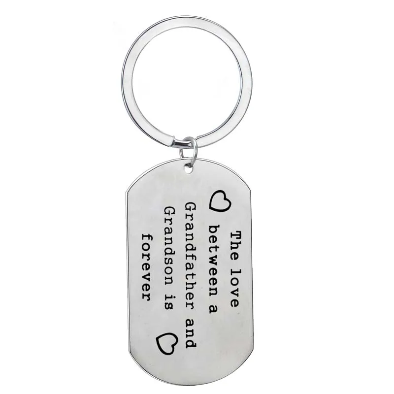 Подарки дедушке любовь между дедушкой и внуком навсегда брелоки собаки бирка из