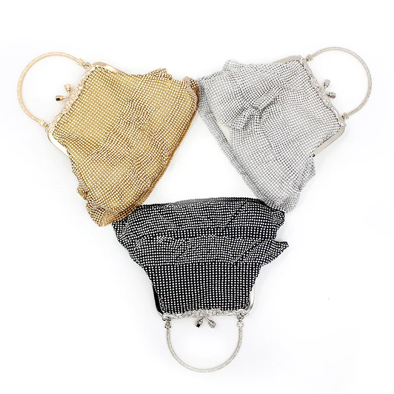 

New style portable dinner bag, diamond bag, women's dress tassel party bag