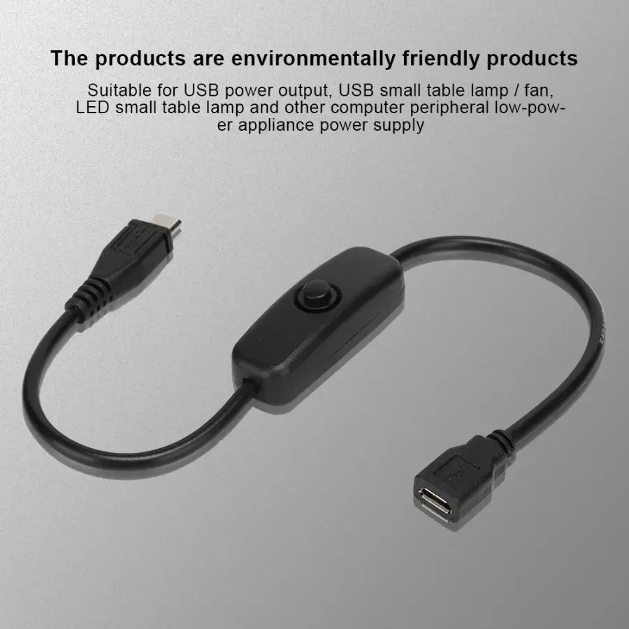 Микро USB расширение &quotМама папа&quot кабель с 501 кнопочным переключателем для Raspberry