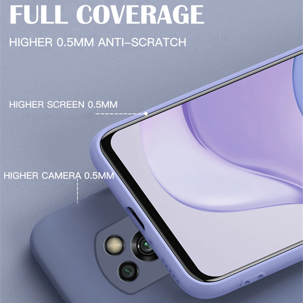 poco x3 pro case liquid silicone ring holder soft strap cover camera protector phone case for xiaomi poco x3 pocox3 x 3 pro nfc free global shipping