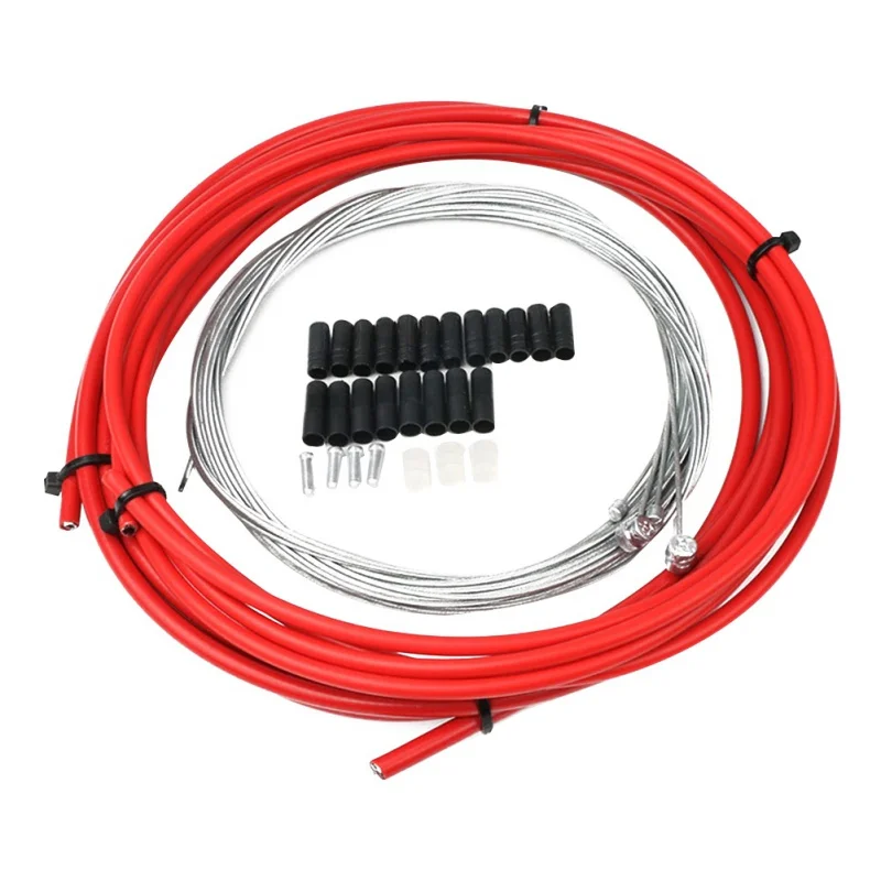 

MTB Road Bike Brake Cable Gear Front Rear Brake Gear Cable Shift Set Tube Kits Inner Outer Bicycle Accessories