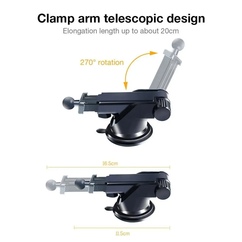 Новинка 2020 автомобильный держатель для телефона и планшета регулируемый на 360