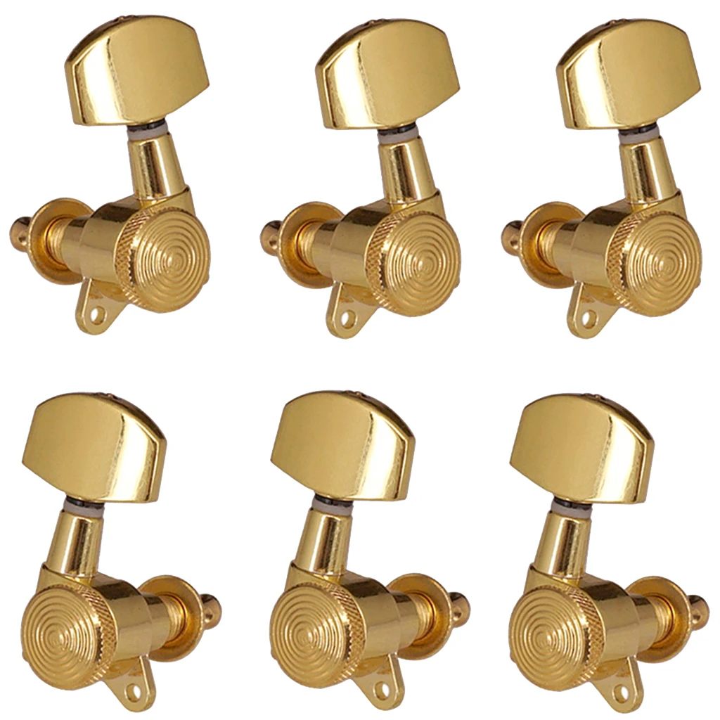 Тюнинговые колышки для электроакустической гитары 3R3L Gold|Детали и аксессуары