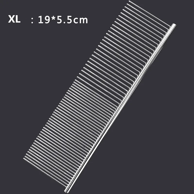 Гладкая расческа из нержавеющей стали для собак и кошек домашних животных|comb for