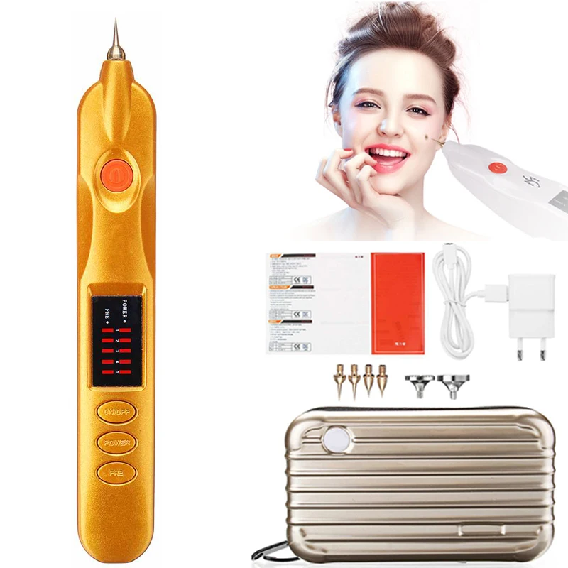 Лазерная микро плазменный ручка морщинки веснушки Удаление родинок ионной пятно