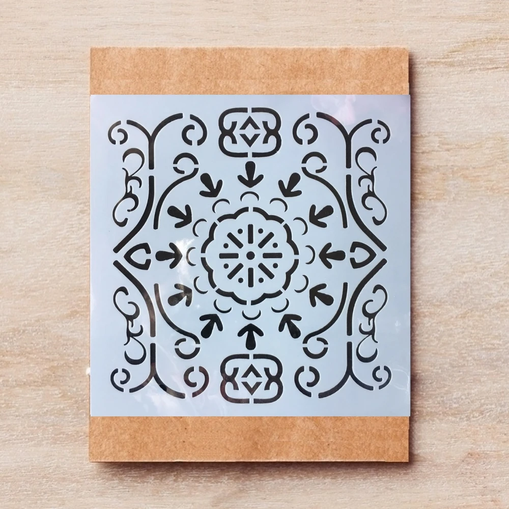 

7Pcs/Set 8*8inch Window Frame Geometry DIY Layering Stencils Painting Scrapbook Coloring Embossing Album Decorative Template