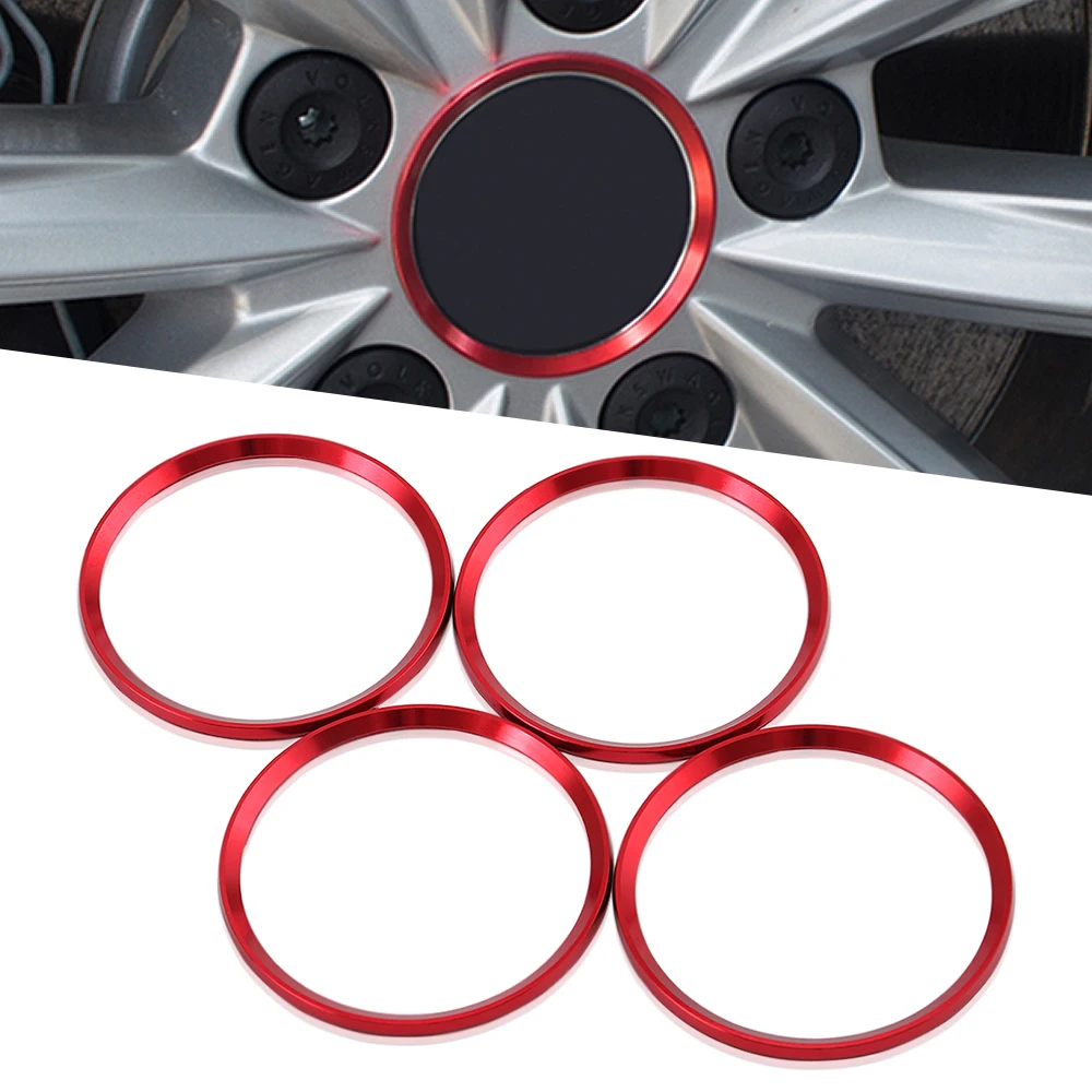 4 шт. автомобильные наклейки кольца с логотипом на колесо аксессуары для SEAT Ibiza Leon