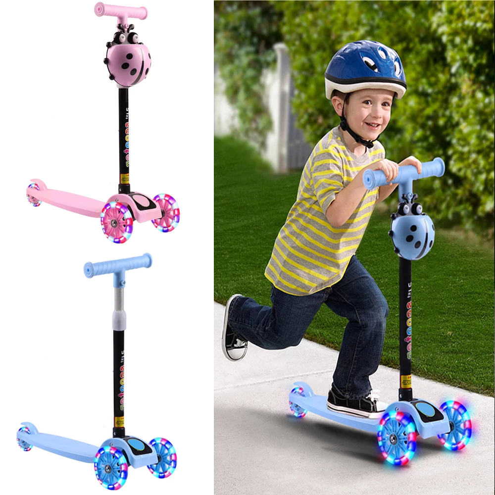 

Baby Shining Baby Walker Car Toy Children Ride On Car 1-3 Years Old Kids Scooter Balance Bike Train Baby Walker 4 Wheels