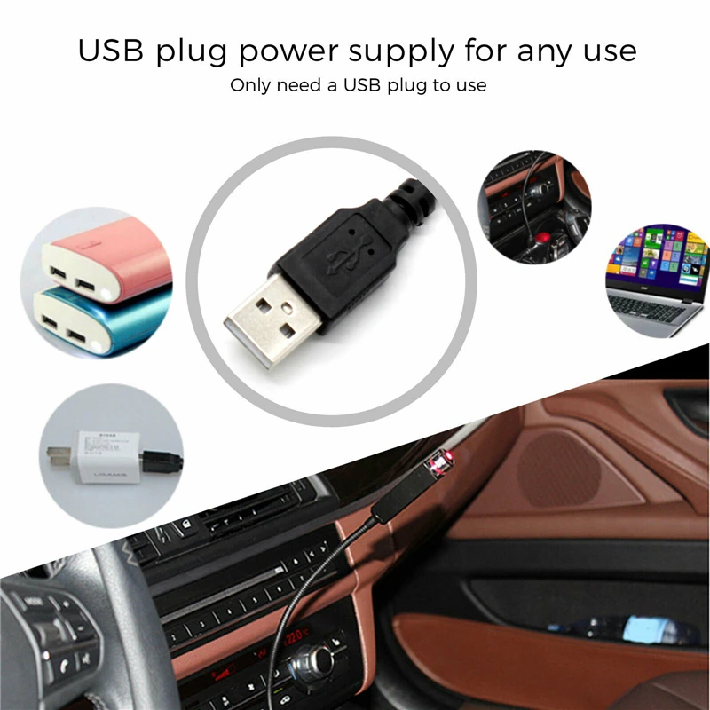 Атмосферный USB-светильник для автомобиля лампа с проекцией звездного неба