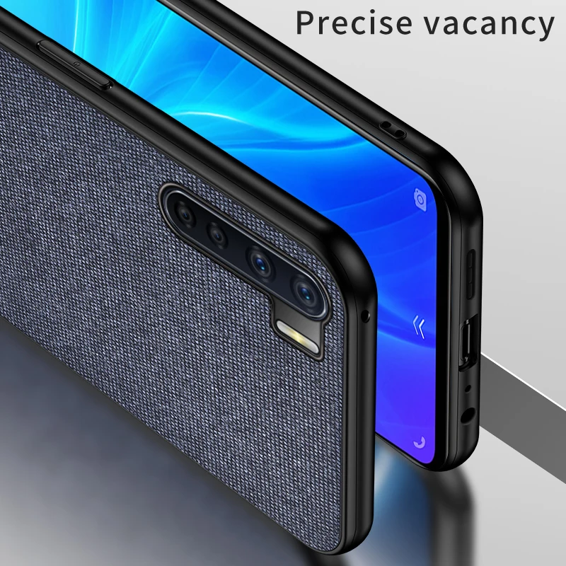 Чехол Oppo Reno2 Z 6 5 дюймов роскошная задняя крышка силиконовый тканевый