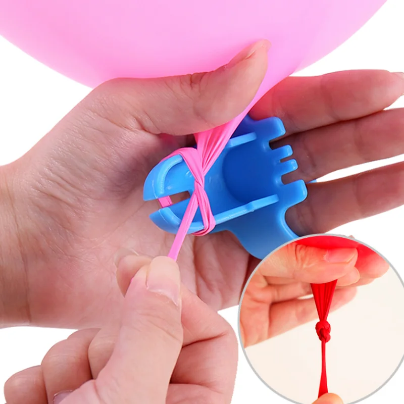 

Latex Balloon knotter Pracial Quick Fastener Easily Balloon Knot Tying Tools For Wedding Balloon Clip Party Supplies Accessories